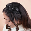 Crystal Mesh Hair Band - Black