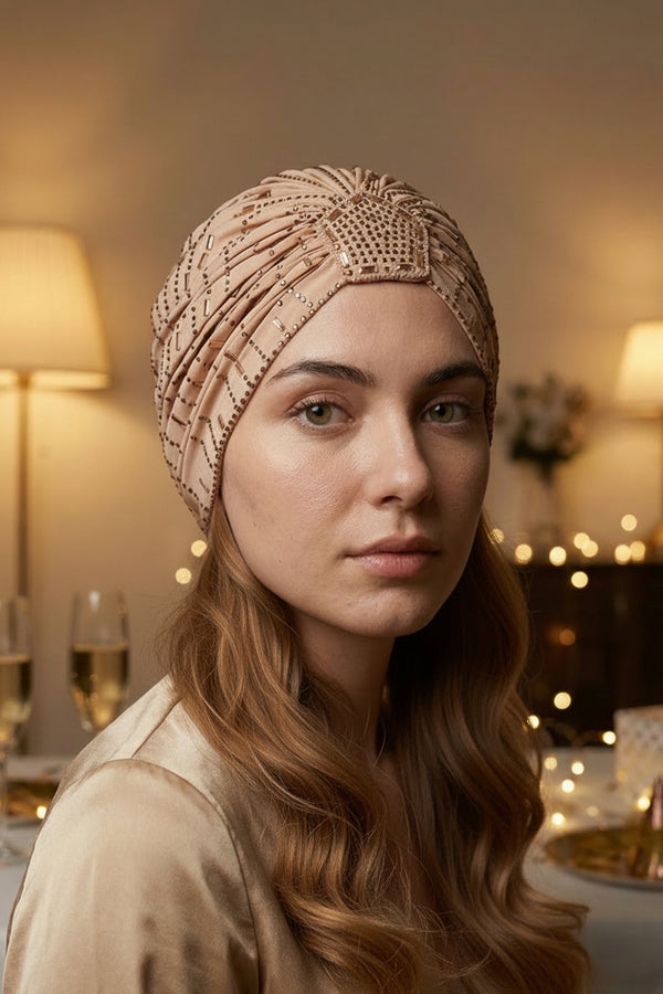 Sahara Glow Crystal Headwrap