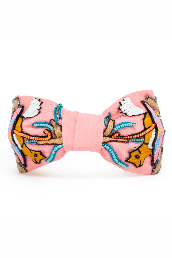Nutty Love Knotted Headband- Light Pink