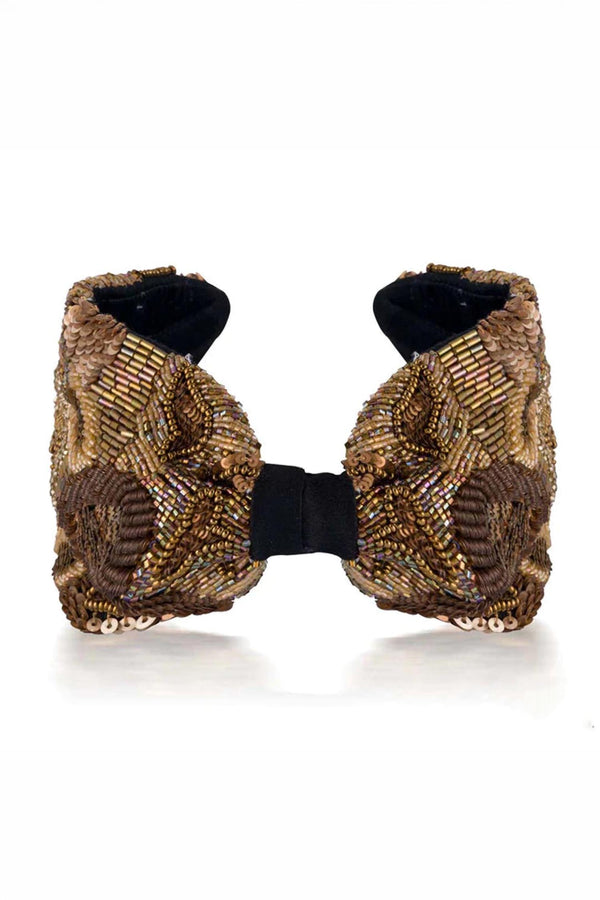 Gracious Knotted Headband - Bronze