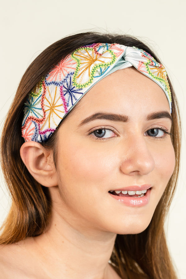 Multi-color Knotted Hairband