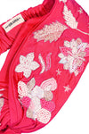 Blossom Embellished Hair Band for Women - Hot Pink