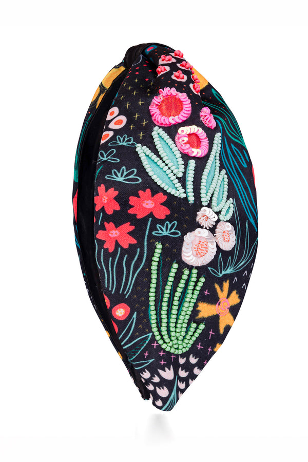 Tropical Knotted Hair Band - Multi