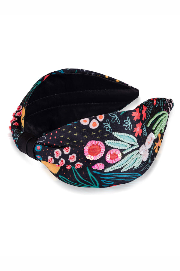 Tropical Knotted Hair Band - Multi