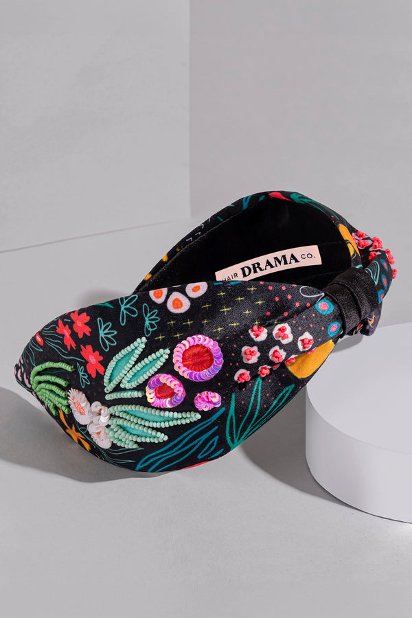 Tropical Knotted Hair Band - Multi