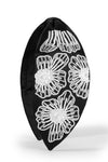 Flora Embellished Knotted Hair Band - Black