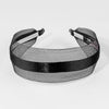 Mesh Hair Band with Ribbon - Black