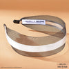 Black Mesh Hair Band with Silver Ribbon