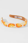 Tangerine Fleur Headband