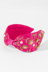 Fuchsia Meadow Twist Band