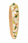Golden Vine Embroidered Headband