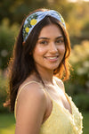 Lemon Spritz Knotted Headband