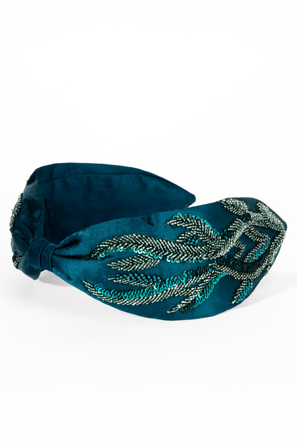 Azure Reef Embellished Headband
