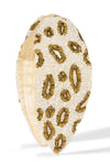 Champagne Leopard Headband