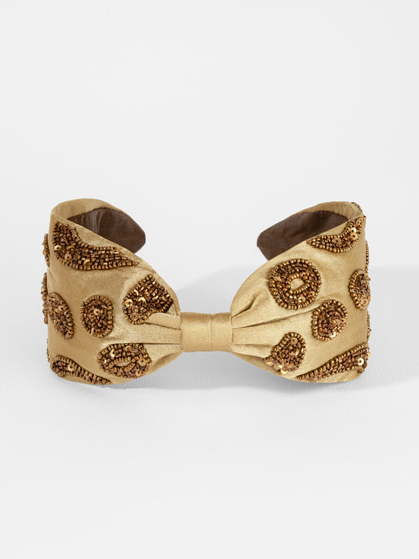 Champagne Paisley Headband