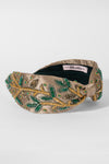 Emerald Jungle Knotted Headband