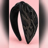 Black Fern Embellished Headband