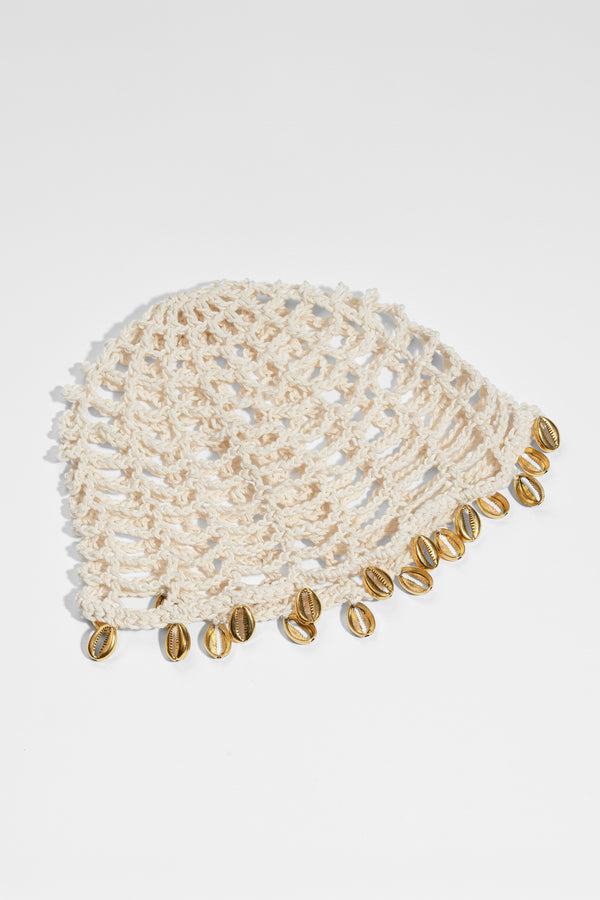 Ivory Coast Halo - CROCHET BEANIE