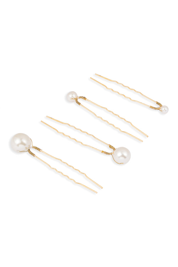 Set of 12 Pearl Embellished Pins
