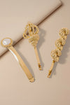 Selene Hair Pins - Set of 3 - Gold