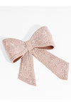 Blush Diamond Beaded Hair Bow