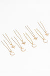 Celestia Golden Star & Moon Hair Pins - Set of 8