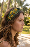 Tropical Bloom Banana Knotted Headband
