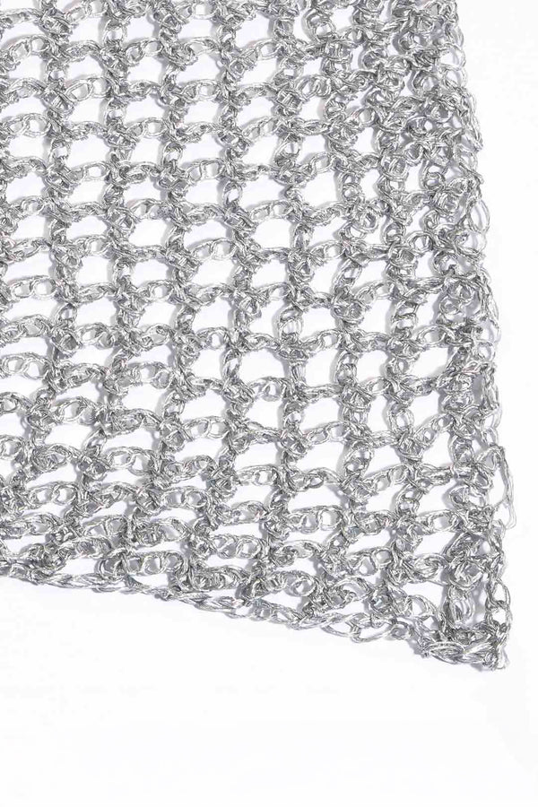 Mettalic Silver scarf