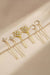 Set of 6 Celestia Crystal Hair Pins - Gold