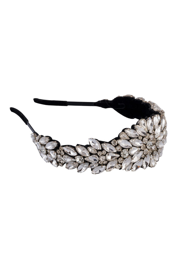Rosemary Broad Headband - Silver