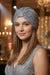 Blue Mirage Silver Crystal Headwrap