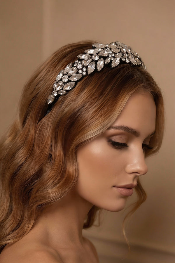 Rosemary Broad Headband - Silver