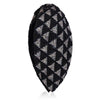 Selene Knotted Hair Band - Black & Silver