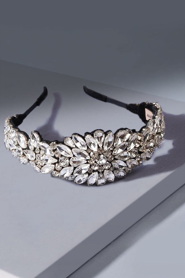 Rosemary Broad Headband - Silver