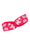 Blossom Embellished Hair Band for Women - Hot Pink