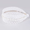 Pearl Mesh Hair Band - White