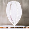 Pearl Mesh Hair Band - White