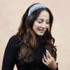 Pearl Mesh Hair Band - White