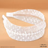 Pearl Mesh Hair Band - White