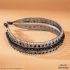 Crystal & Pearl Mesh Hair Band - Black