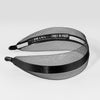 Mesh Hair Band with Ribbon - Black