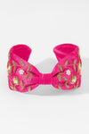 Fuchsia Meadow Twist Band