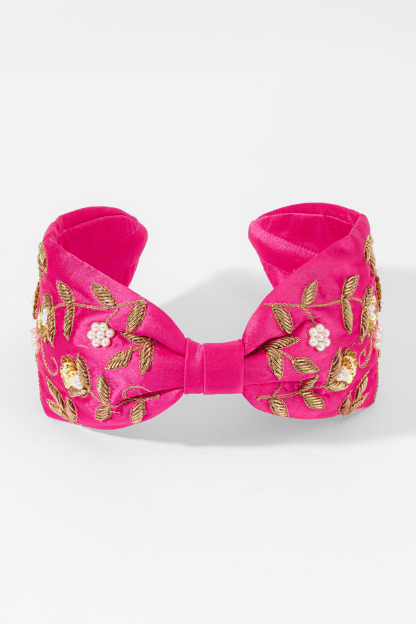 Fuchsia Meadow Twist Band