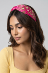 Fuchsia Meadow Twist Band
