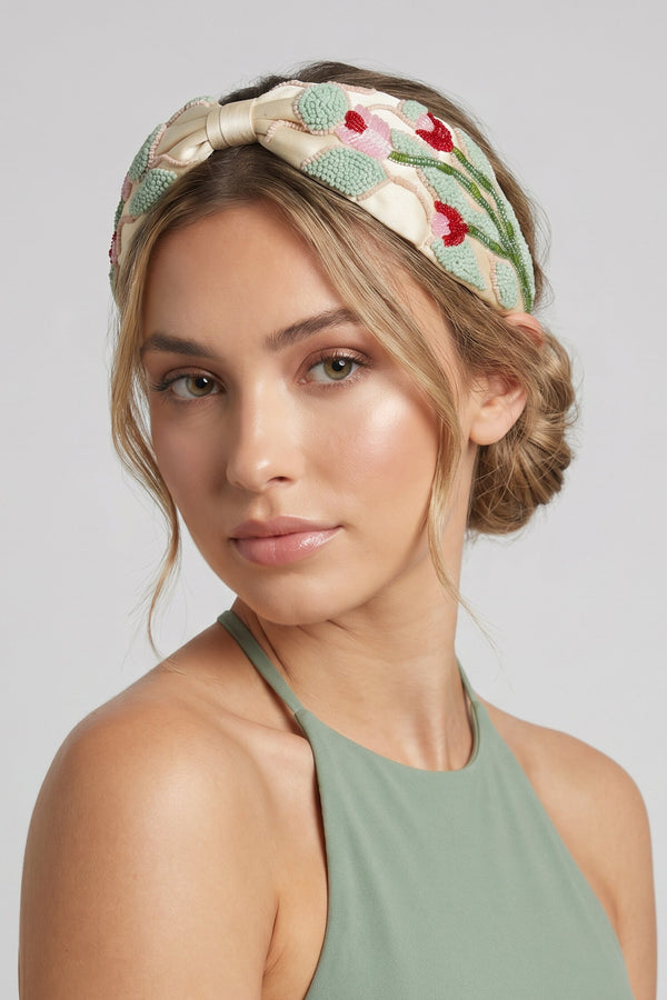 Vintage Bloom Statement Headband