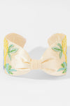 Summer Leaf Knotted Headband