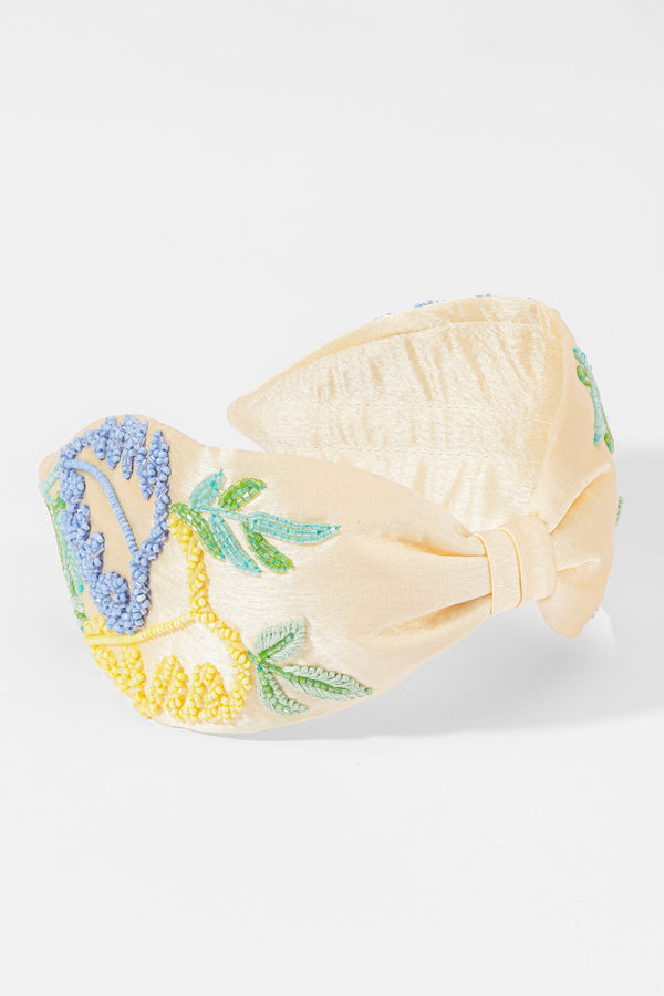 Summer Leaf Knotted Headband