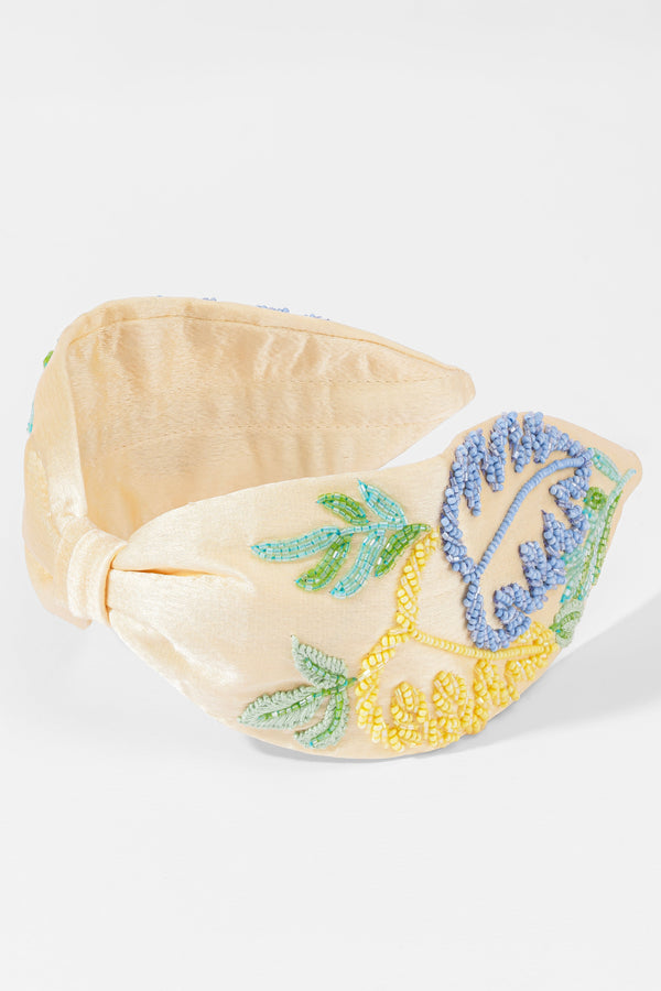 Summer Leaf Knotted Headband