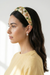 Golden Vine Embroidered Headband