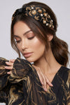 Midnight Bloom Embellished Headband